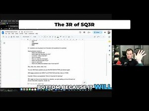 SQ3R - 3R explained - workshop recording