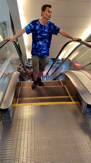 "The process of escalator running condition?