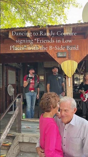 Dancing to Randy Couture singing “Friends in Low Places” with the B-Side Band