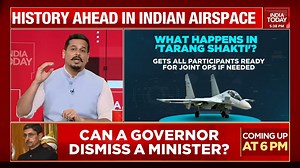 25K views · 402 reactions | History ahead in Indian Airspace | Airforce all set to create history IAF plans its biggest air exercise, to bring together forces from 12 nations. Take a look at this detailed report #IAF #5Live #ITFBVideo #TarangShakti (Shiv Aroor): Watch https://tinyurl.com/bdhwfuum | India Today | Facebook