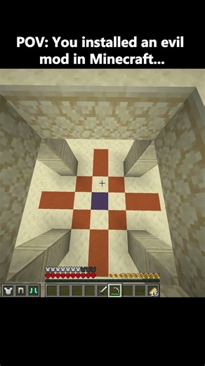 POV You installed an evil mod in Minecraft #minecraft