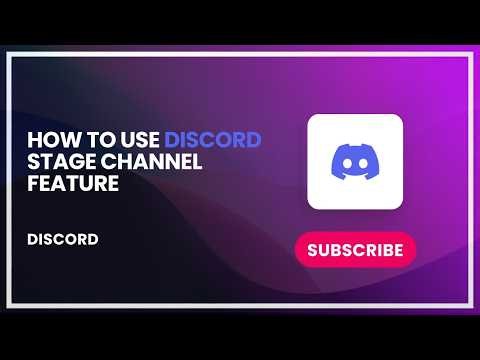 How to Use Discord Stage Channel Feature