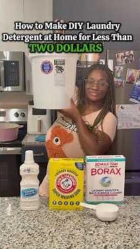 How to Make DIY Laundry Detergent at Home for Less Than a Two Dollar!
