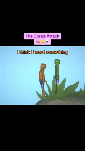 The Corals Attack 🪸👊💀 ⚠️Fake Blood and Everything⚠️ #melonplayground🍉🍉 #corals #melonplayground #Melonplaygroundupdate