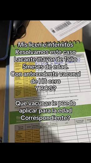 Caso Clínico: Esquema de Vacunación para Bebé