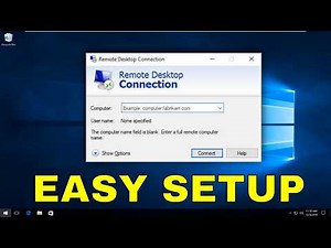 How to EASILY Set Up Remote Desktop on Windows 10/11