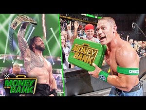 WWE Money inthe Bank 18 July 2021 - John Cena Men's Ladder Match Surprise Winner? Highlights Results