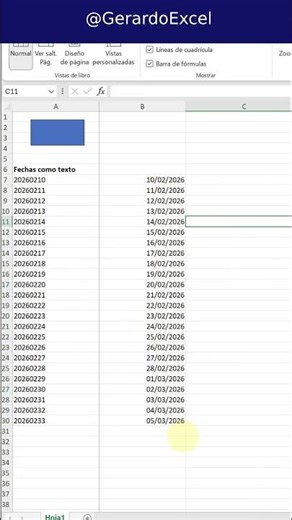 From text to date in Excel… in 0.5 seconds!