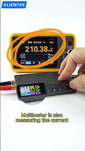 Does Your Multimeter Automatically Switch Amps? Let’s Test DM40! #alientek