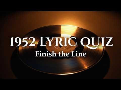 Guess the 1952 Hit! (Finish the Lyric in this Retro Music Nerd Challenge) 😱🎸🏆