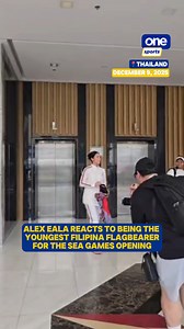 1.4M views · 77K reactions | THAT FILIPINA GIRL ✨ Alex Eala is all smiles as she shows off her outfit for the highly anticipated opening ceremony. The Filipina tennis star also shared honor and pride after being confirmed as the youngest Filipina flagbearer for the 2025 SEA Games in Thailand. | via Denise Tan/Cignal #OSOnTheSpot #SEAGames33 #SEAGames2025 #TibayAtTatag | One Sports | Facebook