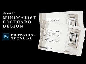 How To Create Postcard in Photoshop / Tutorial for Beginners