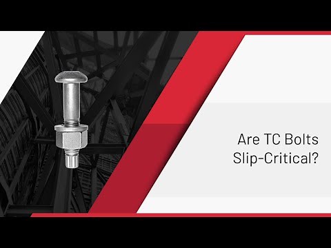 Are TC Bolts Slip Critical