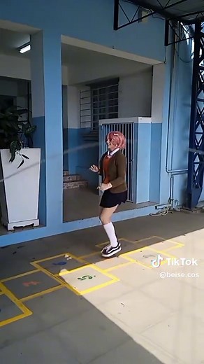 Cosplay de Sayori de Doki Doki Literature Club | Minecraft | Dokidoki