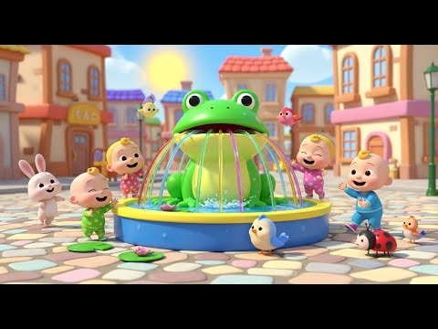 Frog Fountain Square | Fun Kids Nursery Rhymes & Songs for Toddlers