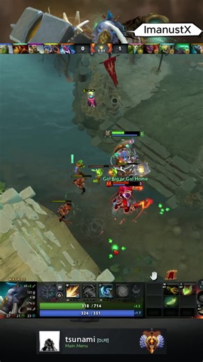 1v1 magnus vs ember mid battle #magnus #dota2