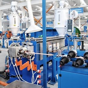 Simultaneous Dual-Cable Production Dual Wire Extrusion Line Cable Production Machine