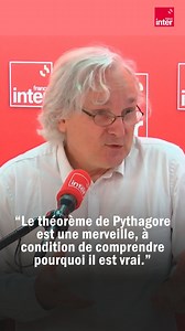 Comment changer le rapport que les enfants - petits ou grands - ont avec les mathématiques ? Exemple avec le mathématicien Étienne Ghys qui évoque le théorème de Pythagore. ✏️ 📐 👉"Mathématiques, je t'aime moi non plus", une émission à retrouver en intégralité sur le site et l'application de Radio France. | La Terre au Carré