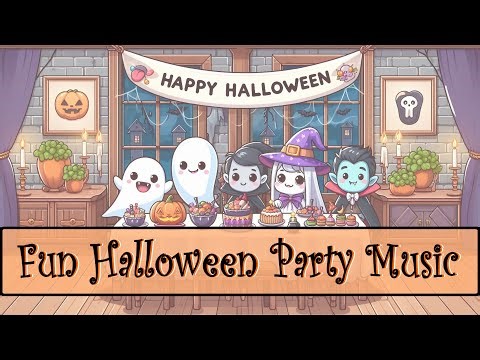 Halloween Ambience + Music - Fun Halloween Party with Cute Ghoulish Guests (3 Hours)