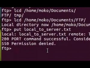 How to fix FTP Server (Ubuntu) - 550 Permission denied, cannot put file to server