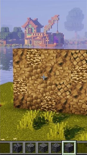 TEXTURE WITH BEDROCK!?#minecraft #minecraftbuilding #minecraftshorts #minecrafttutorial #tutorial