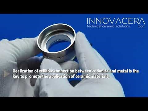 Ceramic to metal brazing parts