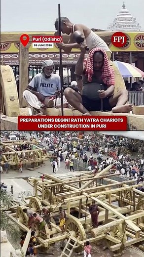 Puri Rath Yatra 2026: Chariot Construction in Full Swing