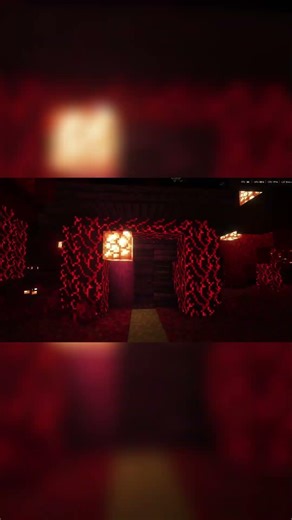 Cozy Nether House #cozyambience #minecraft #tutorial