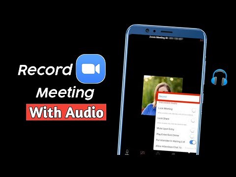 How To Record Zoom Meeting On Android With Audio | 2022🔥 |