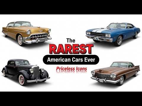 Top 12 Rarest, Priceless American Vintage Cars That Defined an Era – Money Can’t Buy!