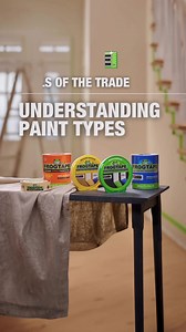 🛠 Tools of the Trade: Understanding Paint Types | When choosing a paint for your project, there are various factors that go should into your decision. To help you select the right paint, here's a brief overview of key considerations. Want to know more? ➡️ Visit: https://bit.ly/3paw9KK | FrogTape