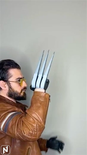 Wolverine Retractable Claws 3D Printing Cosplay Props #cosplay #props #3dprinting