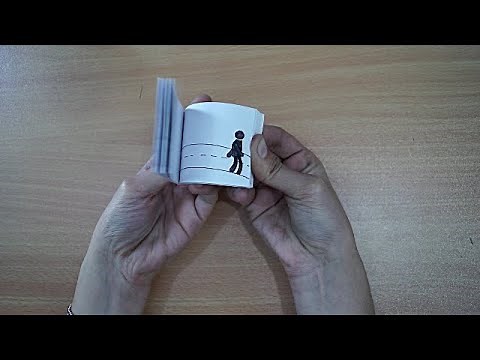 How To Make A Flipbook || Man Walking Flipbook || Flipbook Ideas || Animation