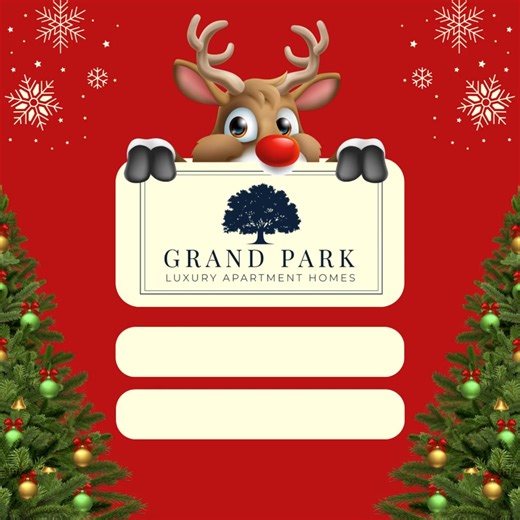 Grand Park Apartments is Now Leasing just in time for the holidays. Contact us today and schedule your tour. | Grand Park Apartments