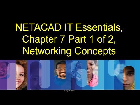 NETACAD IT Essentials, Chapter 7 Part 1 of 2, Networking Concepts