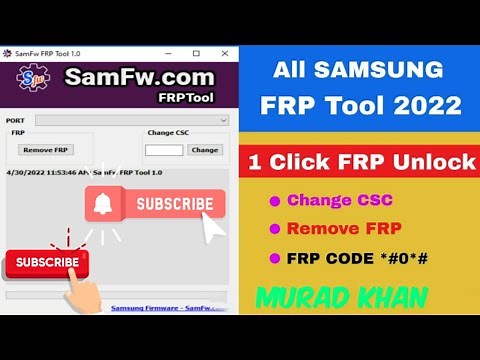 SamFw fRp tool 1.0 Samsung frP bypass 11 & 12 android