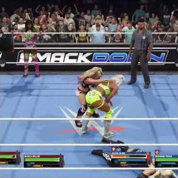 WWE 2K25 Pure Power Showcase 💀 Jade Cargill, Naomi & Bianca Belair Destroy Alexa Bliss