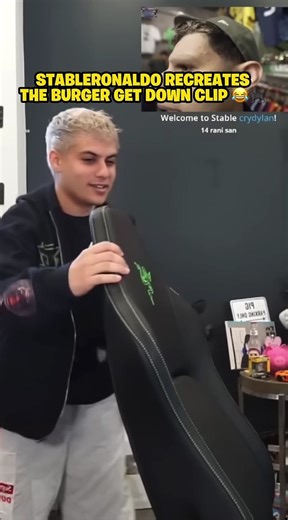 Stableronaldo recreates the viral burger clip 🔥#faze #stableronaldo#burger #viral #fyp