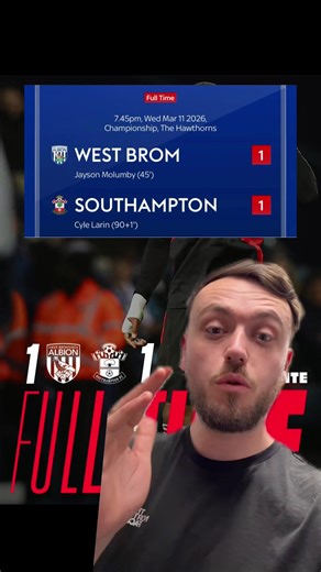 West Bromwich Albion vs Southampton FC Match Highlights