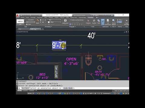 How to Fix Editing Dimension Problem In Autocad 2018