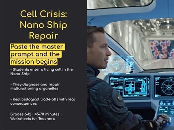 Cell Crisis: Nano Ship Repair AI Lab Simulation