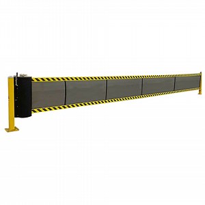 Retractable Barriers Mesh Safety Curtain | Materials Handling
