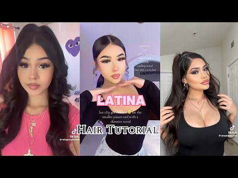 Latina Hairstyles Tutorial 🍓 💕