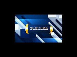 Poll Bot Tutorial