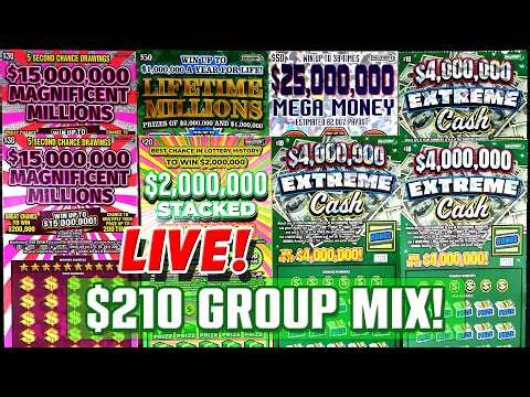 🔴$210 Massachusetts Lottery Scratch Tickets GROUP Mix ➕ PLUS GIVEAWAYS! — LET'S GET MONEY