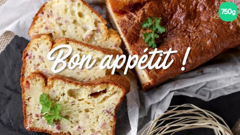 Cake aux lardons et gruyére