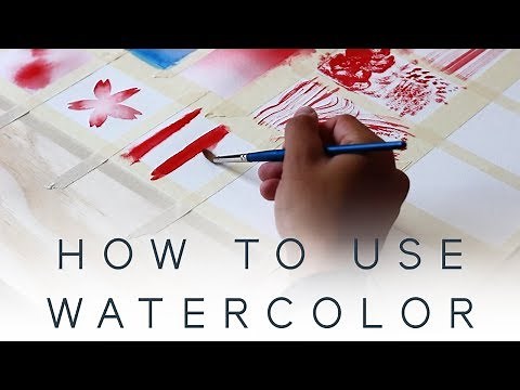 WATERCOLOR TUTORIAL - Wet on Dry Techniques // Part TWO