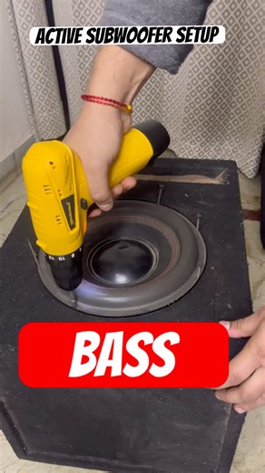 Subwoofer Setup #basstest #audioequipment #diy #bassmod #audioamplifier #speaker #speaker #bass