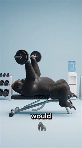 “Who Lasts Longest in the Gym?”#Animals #GymChallenge #WildStrength