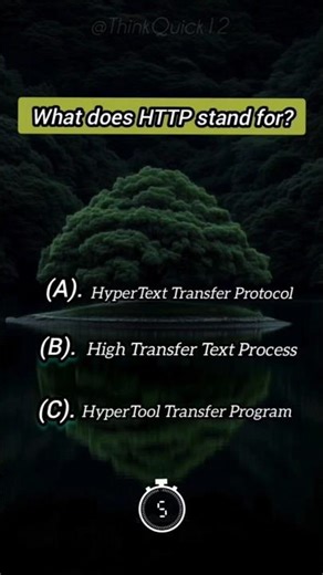 What Does HTTP Stand For? | Internet Facts Quiz #shortsfeed #shortvideo #shorts #ytshort